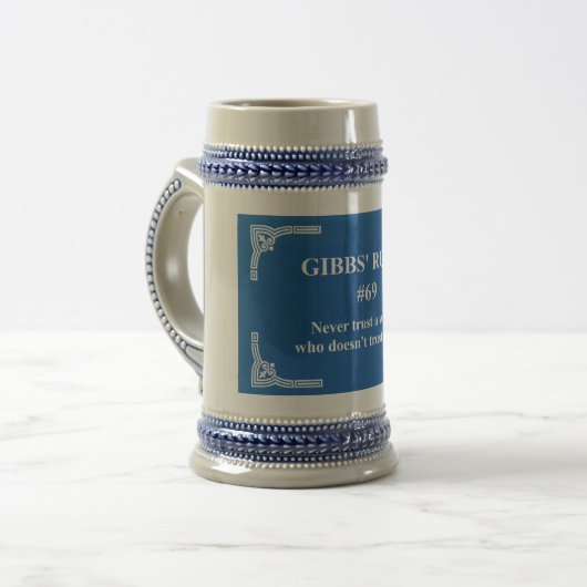 Gibbs' regel 69 bierpul (Voorkant links)