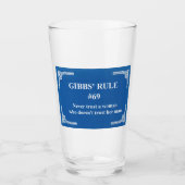 Gibbs' regel 69 glas (Voorkant)