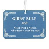 Gibbs' regel 69 luchtverfrisser (Achterkant)