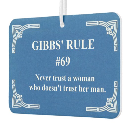Gibbs' regel 69 luchtverfrisser (Links)