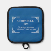 Gibbs' regel 69 pannenlap (Voorkant)