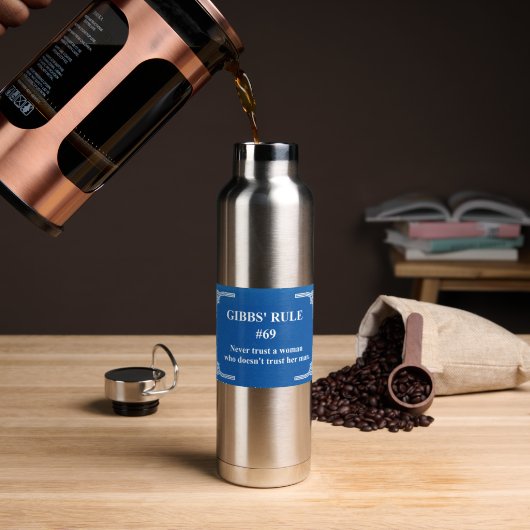 Gibbs' regel 69 waterfles (Koffie (Gedraaid) )