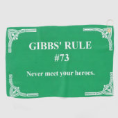Gibbs' regel 73 golfhanddoek (Horizontaal)