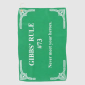 Gibbs' regel 73 golfhanddoek (Voorkant)
