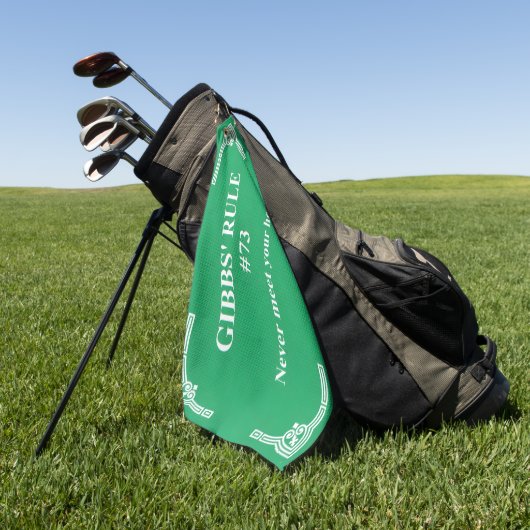 Gibbs' regel 73 golfhanddoek (Groen)