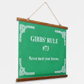 Gibbs' regel 73 hangend wandkleed (Gebogen)