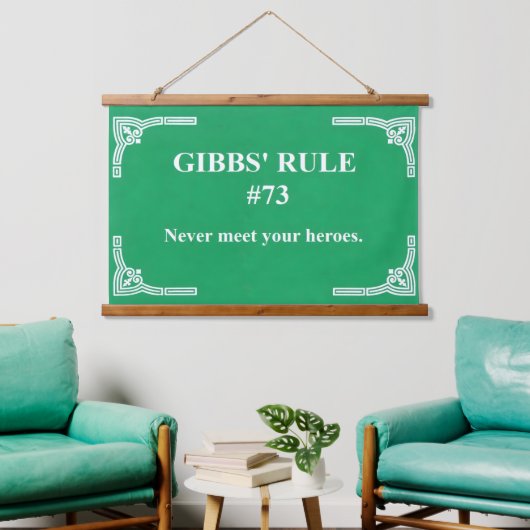 Gibbs' regel 73 hangend wandkleed (Woonkamer)
