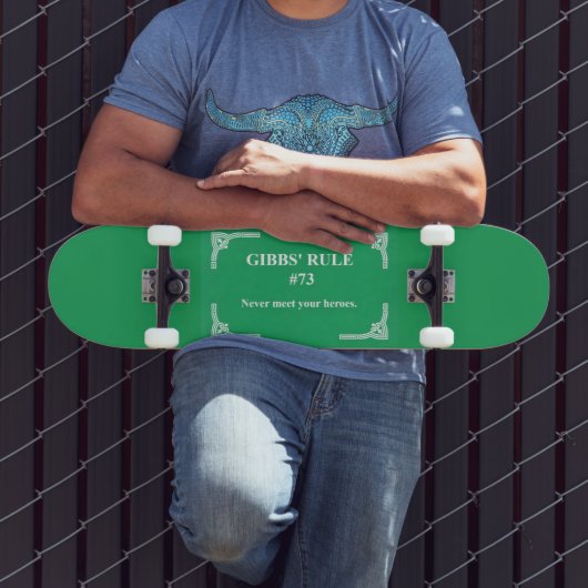 Gibbs' regel 73 persoonlijk skateboard (Buiten 3)