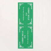 Gibbs' regel 73 yogamat (Achterkant)