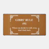 Gibbs' regel 91 bureaumat (Voorkant)