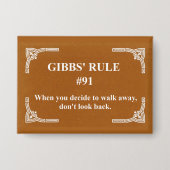 Gibbs' regel 91 button (Voorkant)