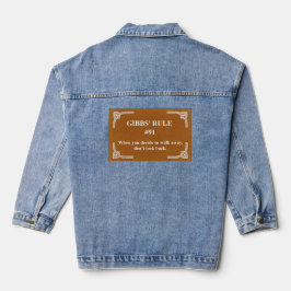 Gibbs' regel 91 denim jacket
