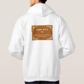 Gibbs' regel 91 hoodie (Achterkant)
