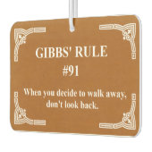 Gibbs' regel 91 luchtverfrisser (Links)