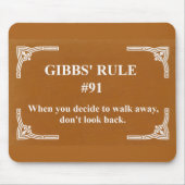Gibbs' regel 91 muismat (Voorkant)