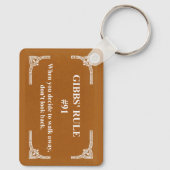 Gibbs' regel 91 sleutelhanger (Achterkant)