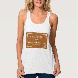 Gibbs' regel 91 tanktop