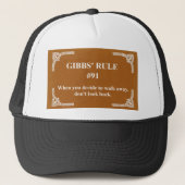 Gibbs' regel 91 trucker pet (Voorkant)