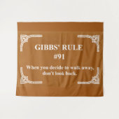Gibbs' regel 91 wandkleed (Voorkant (horizontaal))