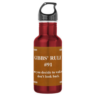 Gibbs' regel 91 waterfles
