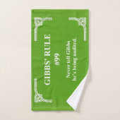 Gibbs' regel 99 bad handdoek (Handdoek)