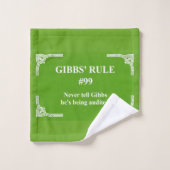 Gibbs' regel 99 bad handdoek (Wasdoekje)