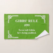 Gibbs' regel 99 bad handdoek (Handdoek)