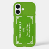 Gibbs' regel 99 Case-Mate iPhone case (Achterkant)