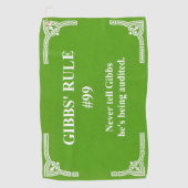Gibbs' regel 99 golfhanddoek (Voorkant)