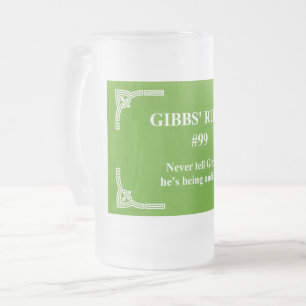 Gibbs' regel 99 matglas bierpul