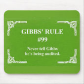 Gibbs' regel 99 muismat (Voorkant)