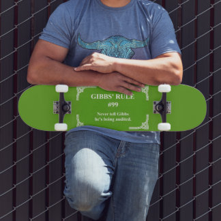 Gibbs' regel 99 persoonlijk skateboard