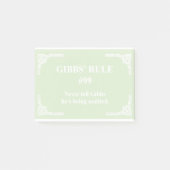 Gibbs' regel 99 post-it® notes (Voorkant)
