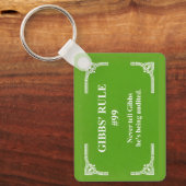 Gibbs' regel 99 sleutelhanger (Voorkant)