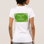 Gibbs' regel 99 t-shirt (Achterkant)
