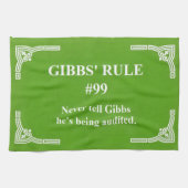 Gibbs' regel 99 theedoek (Horizontaal)