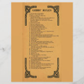 Gibbs' regels flyer (Achterkant)