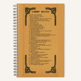 Gibbs' regels notitieboek