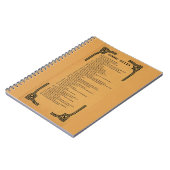Gibbs' regels notitieboek (Linkerzijde)