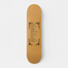 Gibbs' regels persoonlijk skateboard