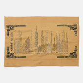 Gibbs' regels theedoek (Horizontaal)