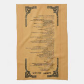 Gibbs' regels theedoek (Verticaal)