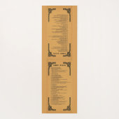 Gibbs' regels yogamat (Achterkant)