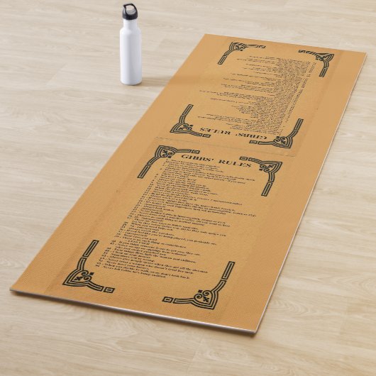 Gibbs' regels yogamat (In situ)