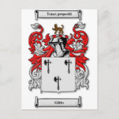 Gibbs Wapenmunt Briefkaart (Voorkant)