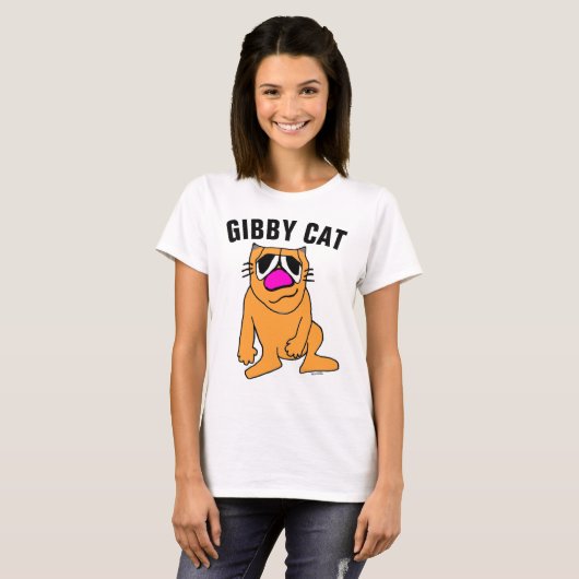 GIBBY CAT Funny T-shirts voor kinderen (Voorkant volledig)