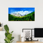 Gibney Breckenridge CO 1999art300dpi 78x40 Poster (Thuiskantoor)