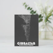 Gibraltar Antieke Kaart (Staand voorkant)