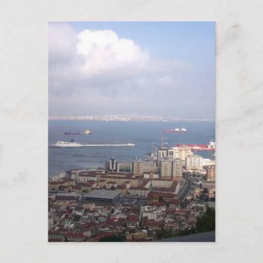 Gibraltar Bay Briefkaart (Voorkant)
