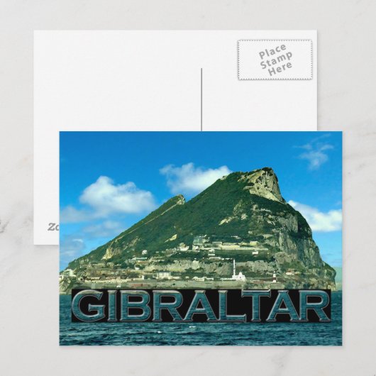 Gibraltar Briefkaart (Voorkant / Achterkant)